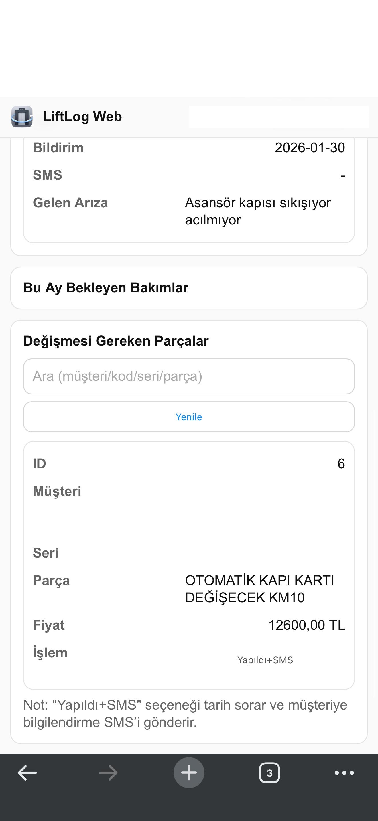 Mobil - Değişmesi Gereken Parçalar